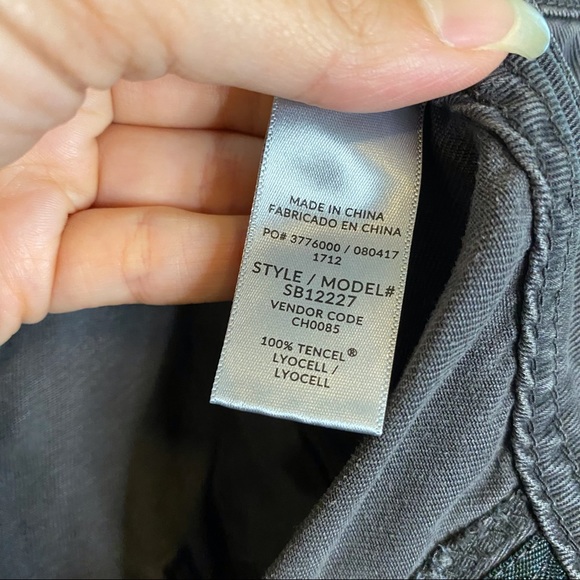 NWT SPLENDID Peached Twill Crop Pant Sz 32 - Picture 7 of 12